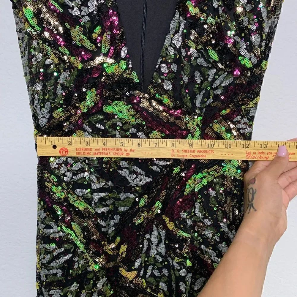 Zara Colorful Sequence dress - Picture 6 of 9